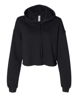Women's Crop Fleece Hoodie Sweatshirt view 1