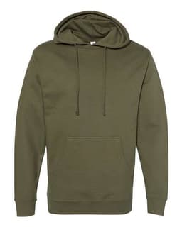 Unisex Midweight Hooded Sweatshirt in Army