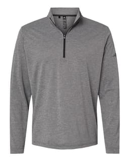 Men's Ultimate365 Lightweight Quarter-Zip Pullover in Black Heather