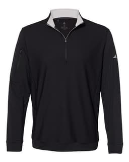 Men's Textured Quarter-Zip Pullover view 1