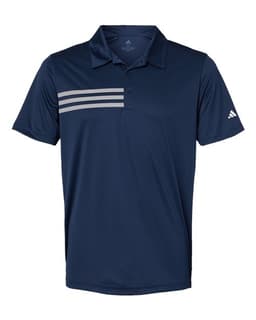 Men's 3-Stripes Chest Polo in Collegiate Navy/ White