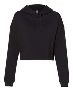 Women’s Lightweight Crop Hooded Sweatshirt view 1