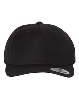 Premium Five-Panel Curved Bill Snapback Cap view 1