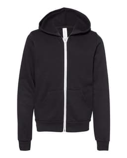 Youth Sponge Fleece Full-Zip Hoodie Sweatshirt view 1