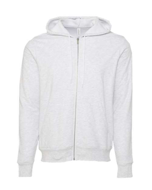 BELLA + CANVAS Unisex Sponge Fleece Full-Zip Hoodie Sweatshirt