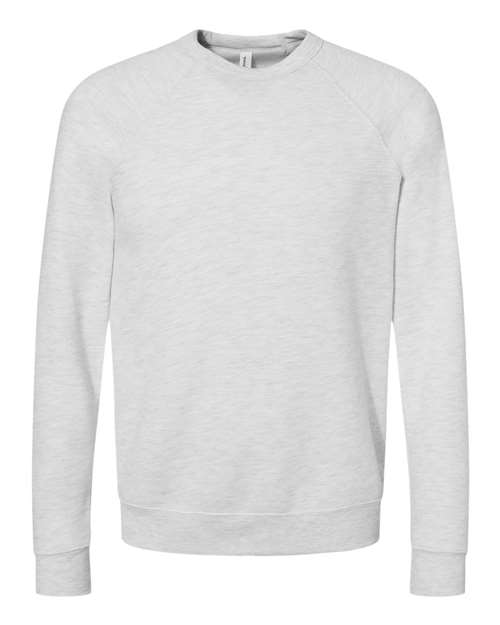 BELLA + CANVAS Unisex Sponge Fleece Raglan Crewneck Sweatshirt