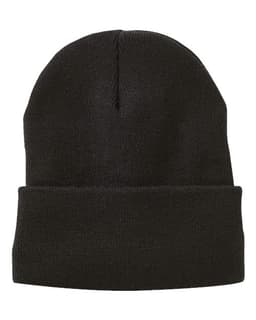 12" Jersey Lined Cuffed Beanie view 1