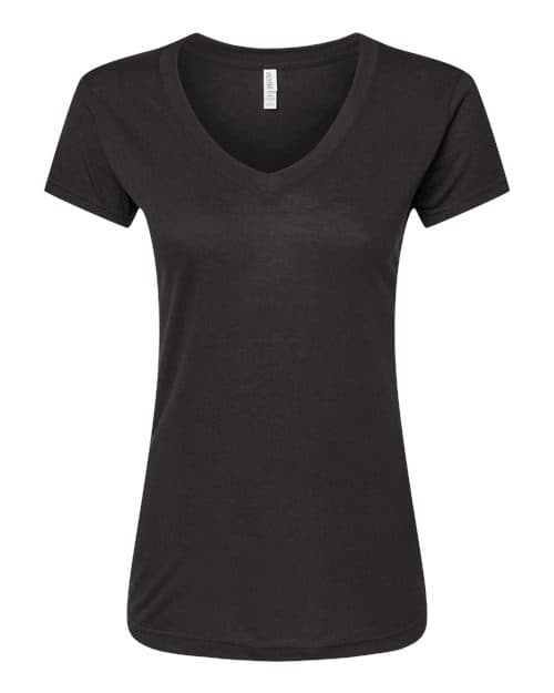 M&O Women's Deluxe Blend V-Neck T-Shirt