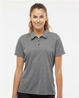Women's Heathered Polo view 4