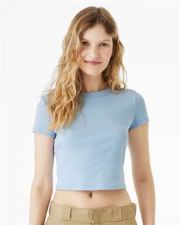Women's Micro Rib Baby Tee view 4