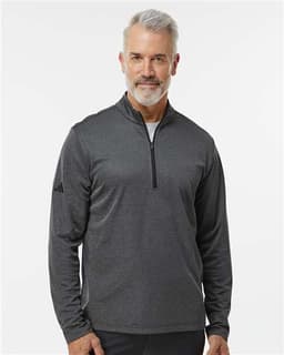 Men's Space Dyed Quarter-Zip Pullover view 4