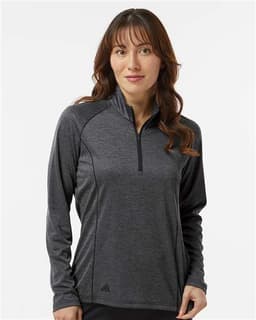 Women's Space Dyed Quarter-Zip Pullover view 4