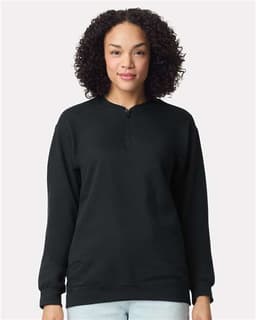 Unisex Softstyle® Midweight 1/4 Zip Sweatshirt view 4