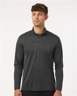 Men's Pro-Lock Performance Mélange Quarter-Zip Pullover view 4