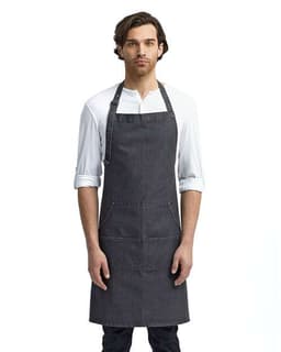 Jeans Stitch Denim Bib Apron view 2