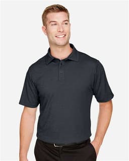 Men's CrownLux Performance® Address Mélange Polo view 3