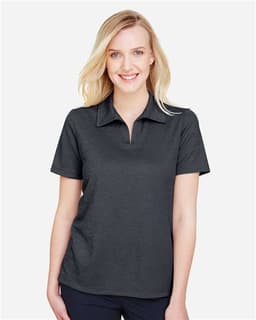 Women's CrownLux Performance® Address Melange Polo view 3