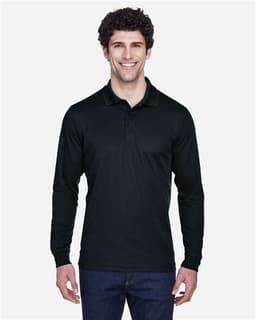 Men's Pinnacle Performance Long Sleeve Piqué Polo view 3