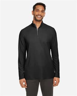 Men's Fusion ChromaSoft™ Pique Quarter-Zip Pullover view 4