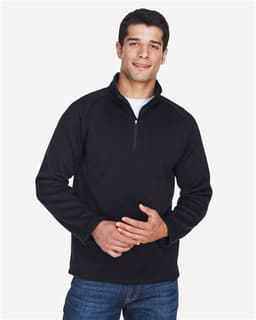 Unisex Bristol Sweater Fleece Quarter-Zip Pullover view 3