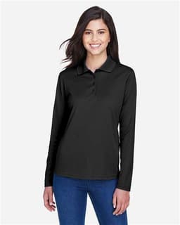 Women's Pinnacle Performance Long Sleeve Piqué Polo view 3