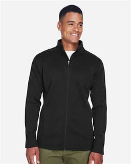 Men's Bristol Full-Zip Sweater Fleece Jacket view 3