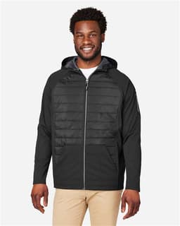 Unisex Techno Lite Hybrid Hooded Jacket view 4