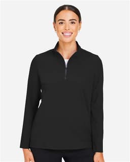 Women's CrownLux Performance® Windsor Welded Quarter-Zip Pullover view 4