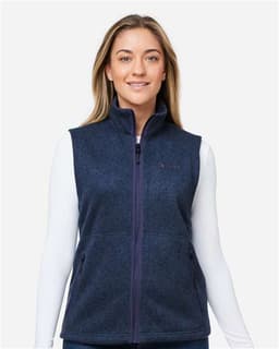 Women's Drop Line Fleece Vest view 4