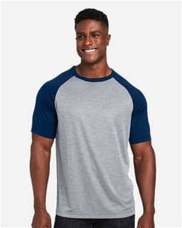 Unisex Zone Colorblock Raglan T-Shirt view 4
