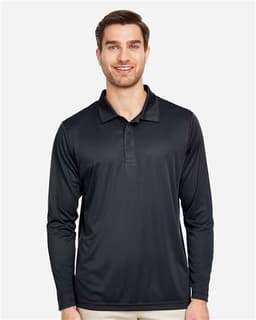 Men's Zone Performance Long Sleeve Polo view 4