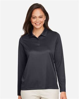 Women's Zone Performance Long Sleeve Polo view 4