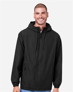 Unisex Flex Twill Hooded Jacket view 4