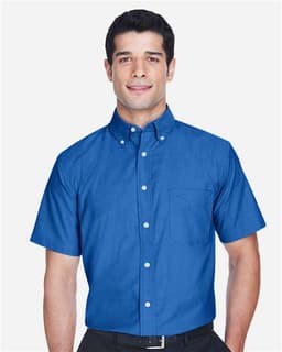 Men's Oxford Short Sleeve with Stain-Release view 3