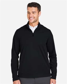 Men's Express Tech Performance Pique Quarter-Zip Pullover view 4