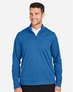 Men's Express Tech Performance Pique Quarter-Zip Pullover view 4