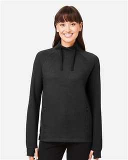 Women's Rhythm Waffle Cross-Neck Pullover view 4