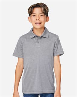 Youth Zone Sonic Heather Performance Polo view 4