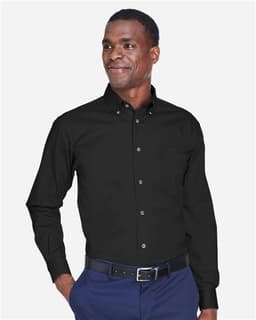 Men's Tall Easy Blend™ Twill Dress Shirt view 3