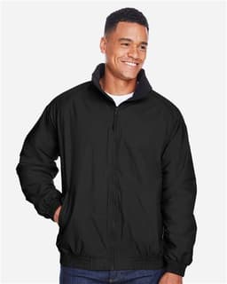 Unisex Fleece Lined Nylon Jacket view 3