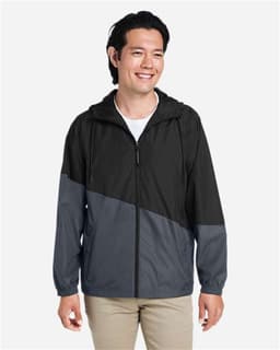 Unisex Techno Lite Colorblock Windbreaker view 4