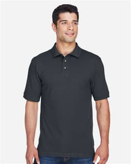 Men's Tall Cotton Pique Polo view 3