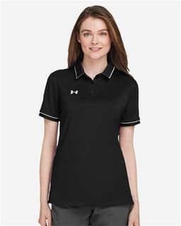 Women's Tipped Teams Performance Polo view 4
