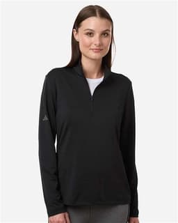 Women's Textured Stripe Quarter-Zip Pullover view 4