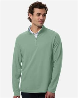 Men's Seaton Pebble Textured Quarter-Zip Pullover view 4