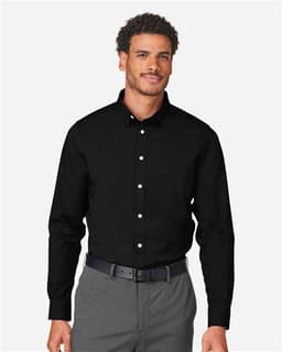 Men's CrownLux Performance® Spencer Poplin Dress Shirt view 4