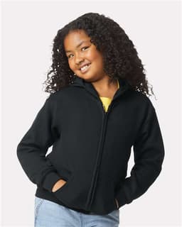 Youth Heavy Blend™ Full-Zip Hooded Sweatshirt view 4