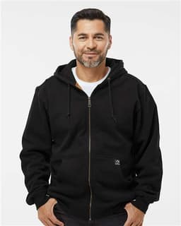 Men's Crossfire Heavyweight Power Fleece Hooded Jacket with Thermal Lining view 4
