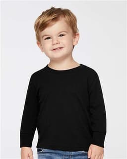 Toddler Cotton Jersey Long Sleeve Tee view 4