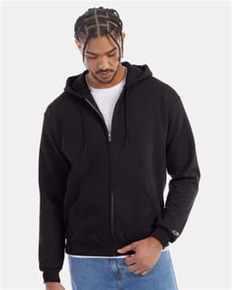 Unisex Powerblend® Full-Zip Hooded Sweatshirt view 4